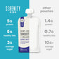 Serenity Kids 6+ Months Dairy Free Smoothie Baby Food - Usda Organic - Grass Fed Collagen Protein - 3.5 Ounce Bpa-Free Pouch - Berry Butternut Protein Smoothie Baby Pouches - 6 Count