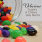 CHAIN & JO SWEETS Classic Jelly Beans 3 Pound Bulk Bag, Red, Halloween Candy, Ideal for Parties & Gifts