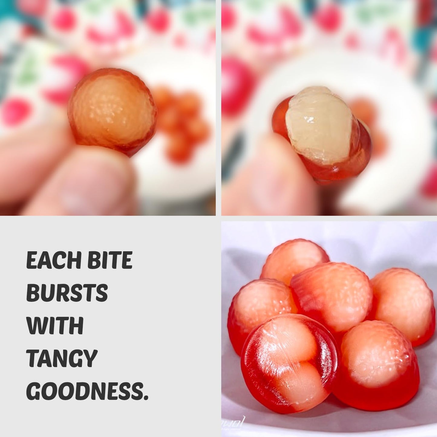COELO Lychee Gummy Candy - 3 Packs (67g each) - Soft Chewy Jelly   for Parties and Snacks