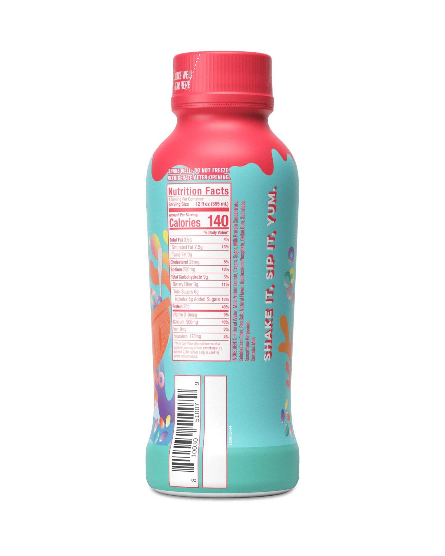 Alani Nu Protein Shake, Fruity Cereal Flavor, Gluten Free, 20g Protein, 12 Fl Oz (Pack of 12)
