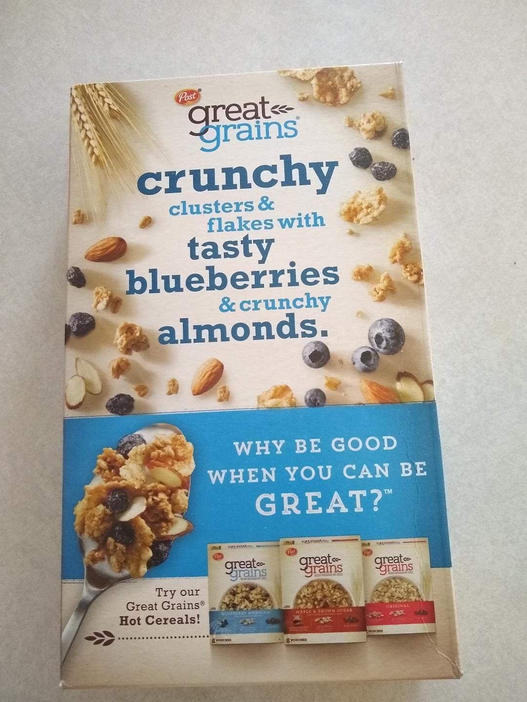 Post Blueberry Morning Cereal, 13.5-Ounce Boxes (Pack Of 4)