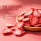 Freeze Dried Strawberries Slices for Yogurt, Smoothies, and Baking | Fruits Snack & Dessert Topping |Dry Strawberry Crisps, Yumm