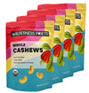Wilderness Poets, Organic Jumbo Cashews - Raw, Unsalted, Whole Nuts - 5 Pound (Pack of 4)