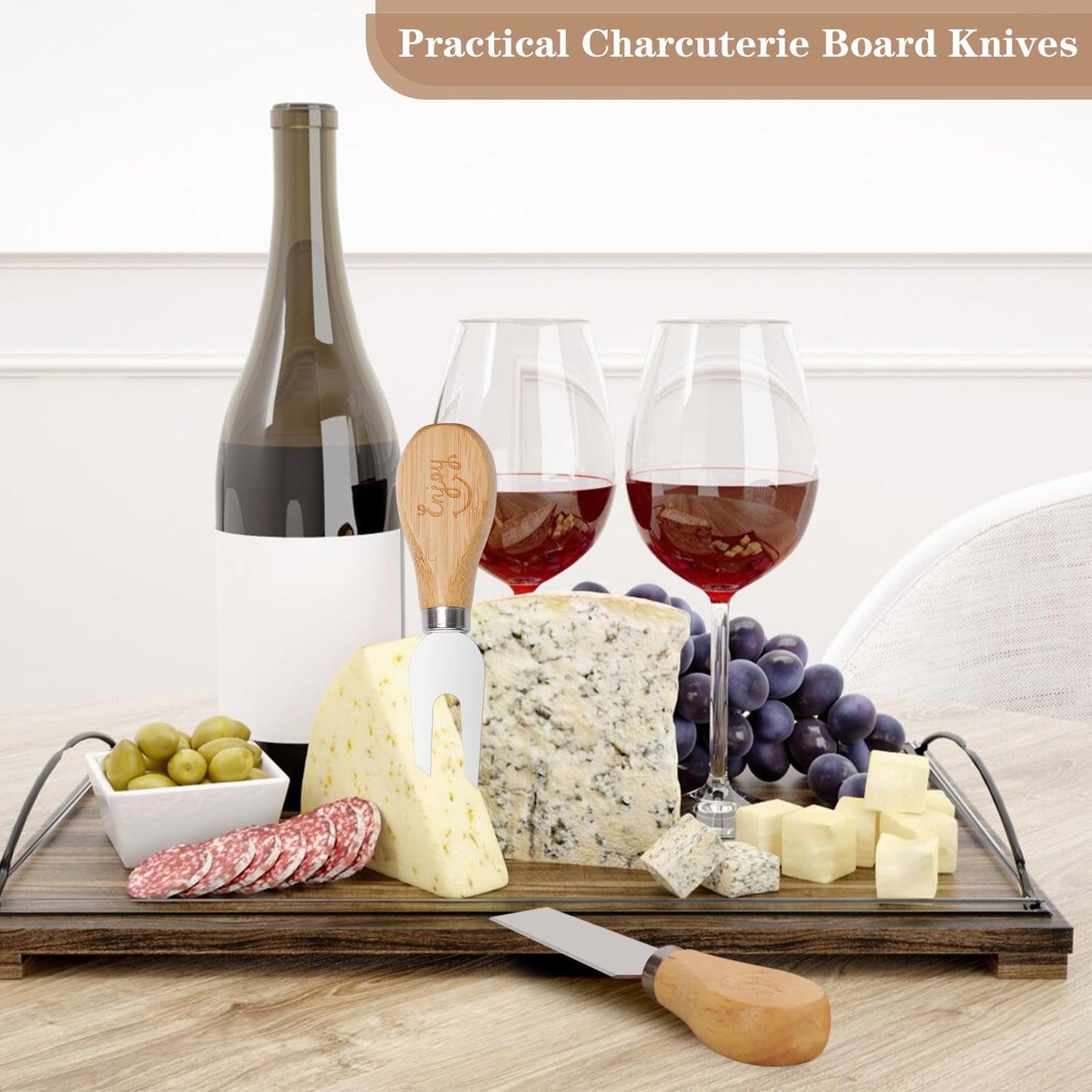 Elysirise House Warming Gift Basket, Marble Material, Medium Size, White, Model 195-House Warming Gifts