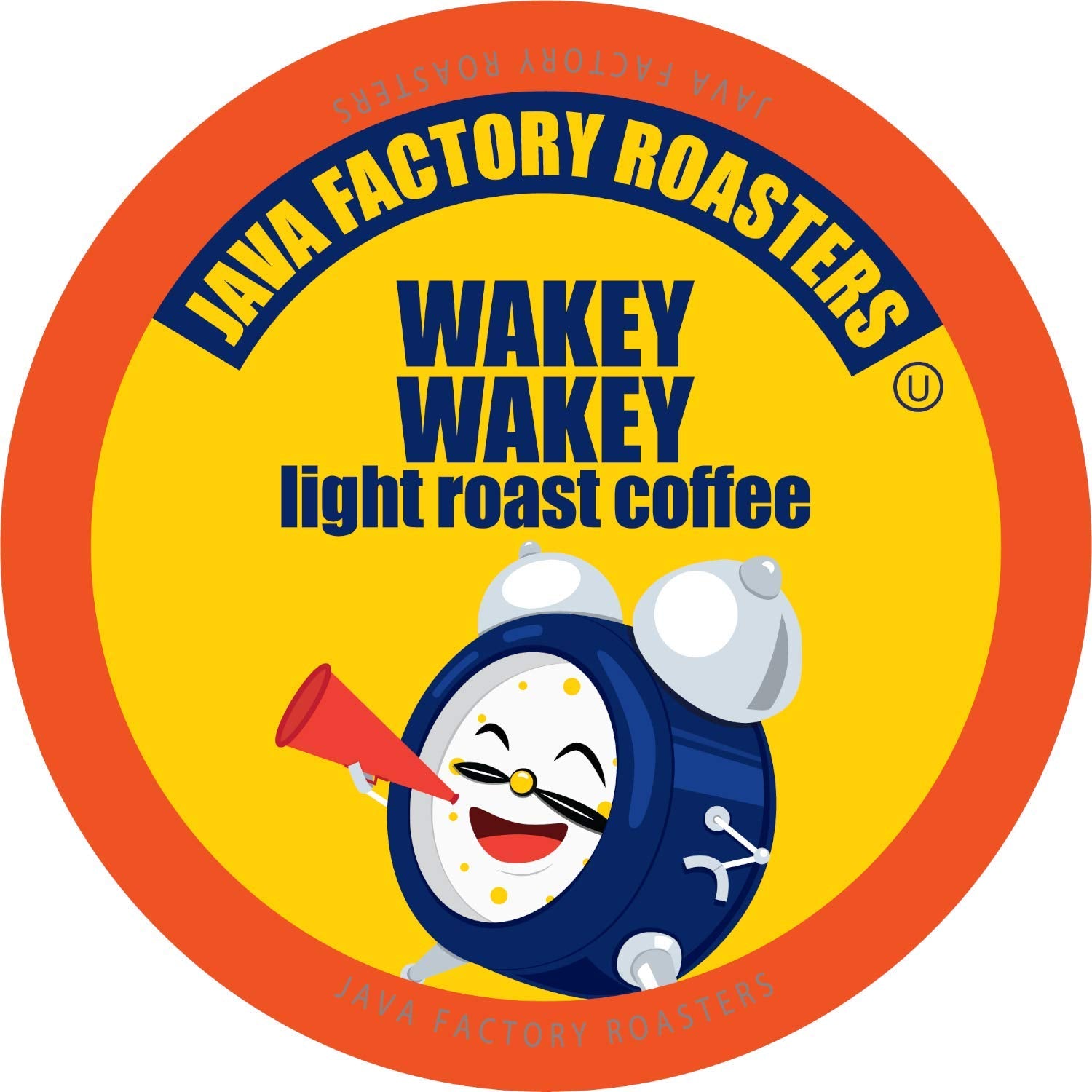 Java Factory Coffee Pods Light Roast Compatible with K-Cup Brewers 80 Count Yellow JFR WW80