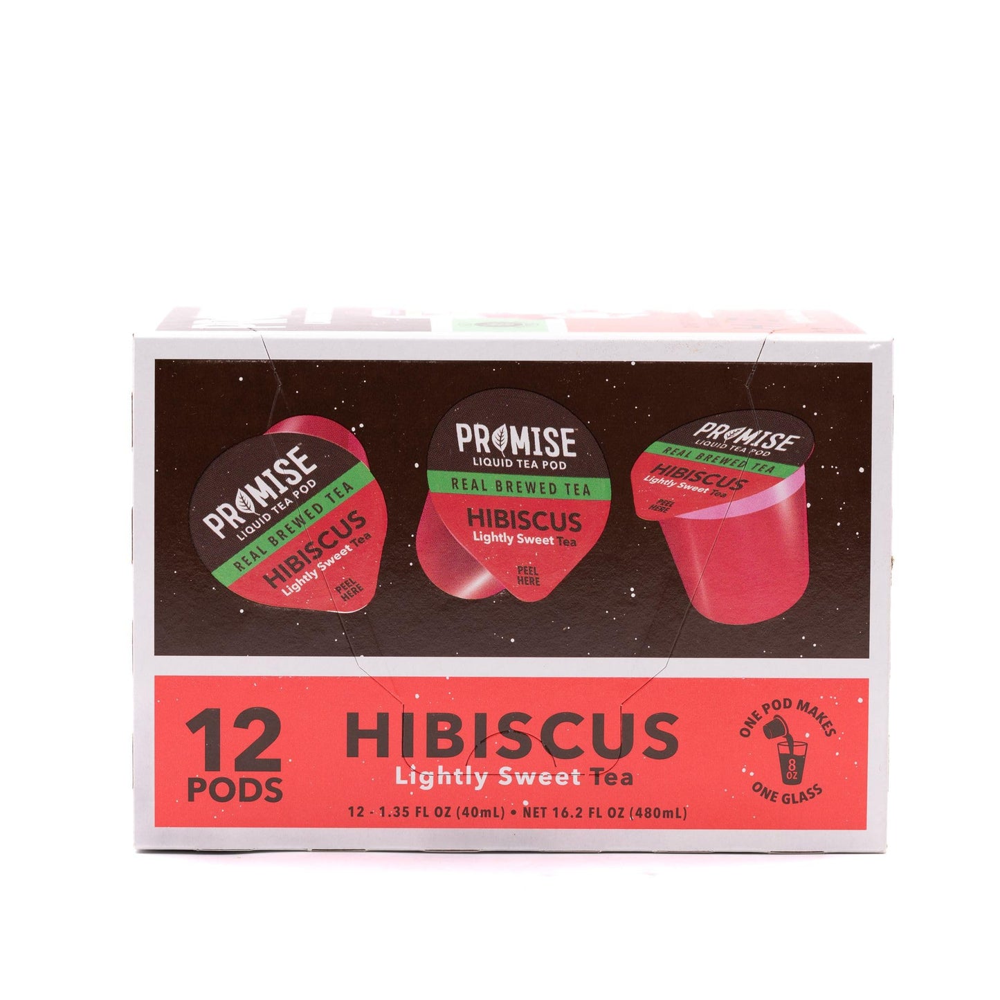 Promise Tea By Java House - Cold-Brewed Tea Concentrate Pods - Ethically Sourced - Hibiscus Lightly Sweet Tea - Pack Of 48