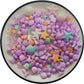 Edible Purple Ocean Mermaid Candy Sprinkles Starfish Dessert Sprinkle Shell Cake Cupcake Toppers Pearl Cookie Decorations Sweet 
