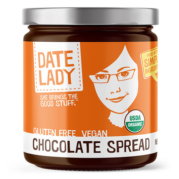 Organic Chocolate Date Spread | Vegan, Paleo, Gluten Free & Kosher, No Added Sugar, No Preservatives (1 Jar) Cocoa Spread Perfec