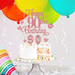 90Th Birthday Cake Decorations Set Include 90Th Birthday Candles Numeral 90 Cake Candles And Happy 90Th Birthday Cake Toppers Wi
