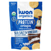 Iwon Organics Protein Crisps, Sea Salt & Vinegar, Vegan Friendly, Kosher, USDA Certified Organic, Gluten Free & Non-GMO, 3 Ounce