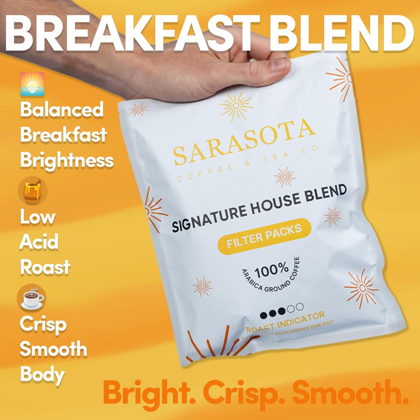 Coffee Filter Packs  Coffee in Filter Packs  Coffee Filter Packs 10-12 cup  Breakfast Blend Signature House Coffee Filter Packs  Medium Roast  Filter Pack Coffee  (2 Ounce  Pack of 40)