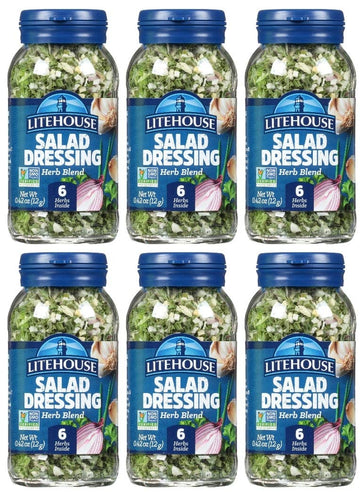 Litehouse Freeze Dried Salad Herb Blend - Substitute For Fresh Salad Herb, Salad Dressing, Organic, Salad Herb Blend Seasoning,