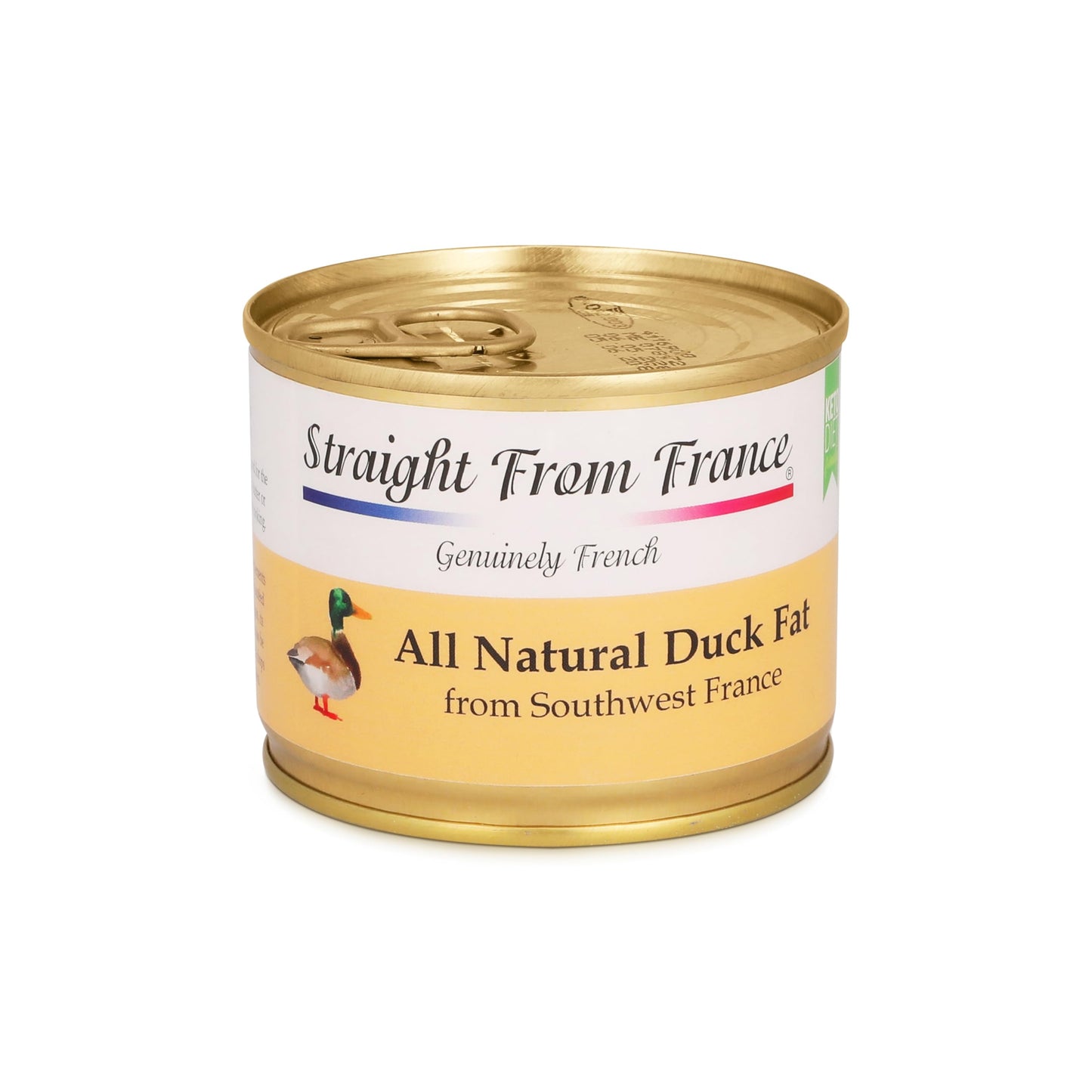 Straight from France All Natural Duck Fat for Cooking from Southwest France Keto and Paleo Diet Friendly 170g 6oz