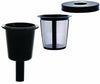 Mecelco Universal Single Cup System Coffee Filter, Small, Brown/Stainless Steel