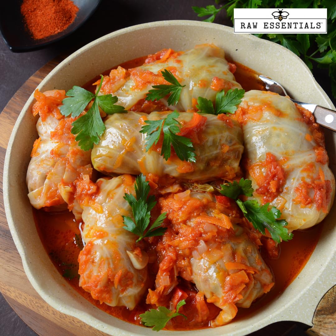 Raw Essentials Ground Caraway Seeds - Warm & Earthy Flavor - 8 Ounce Bottle