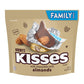 HERSHEYS KISSES Milk Chocolate with Almonds Candy Family Pack, 16 oz