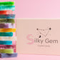 SILKY GEM - The Gemmies  Edible Crystal Candy  8-10 Small Clusters  Mixed Flavors  Sample Box  Kohakutou  Edible Gem  Vegan  Gluten Free  Christmas candy ASMR