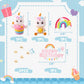 Jevenis Rainbow Unicorn Cake Decoration Unicorn Birthday Decoration Rainbow Cake Topper Unicorn Party Favors Rainbow Birthday De
