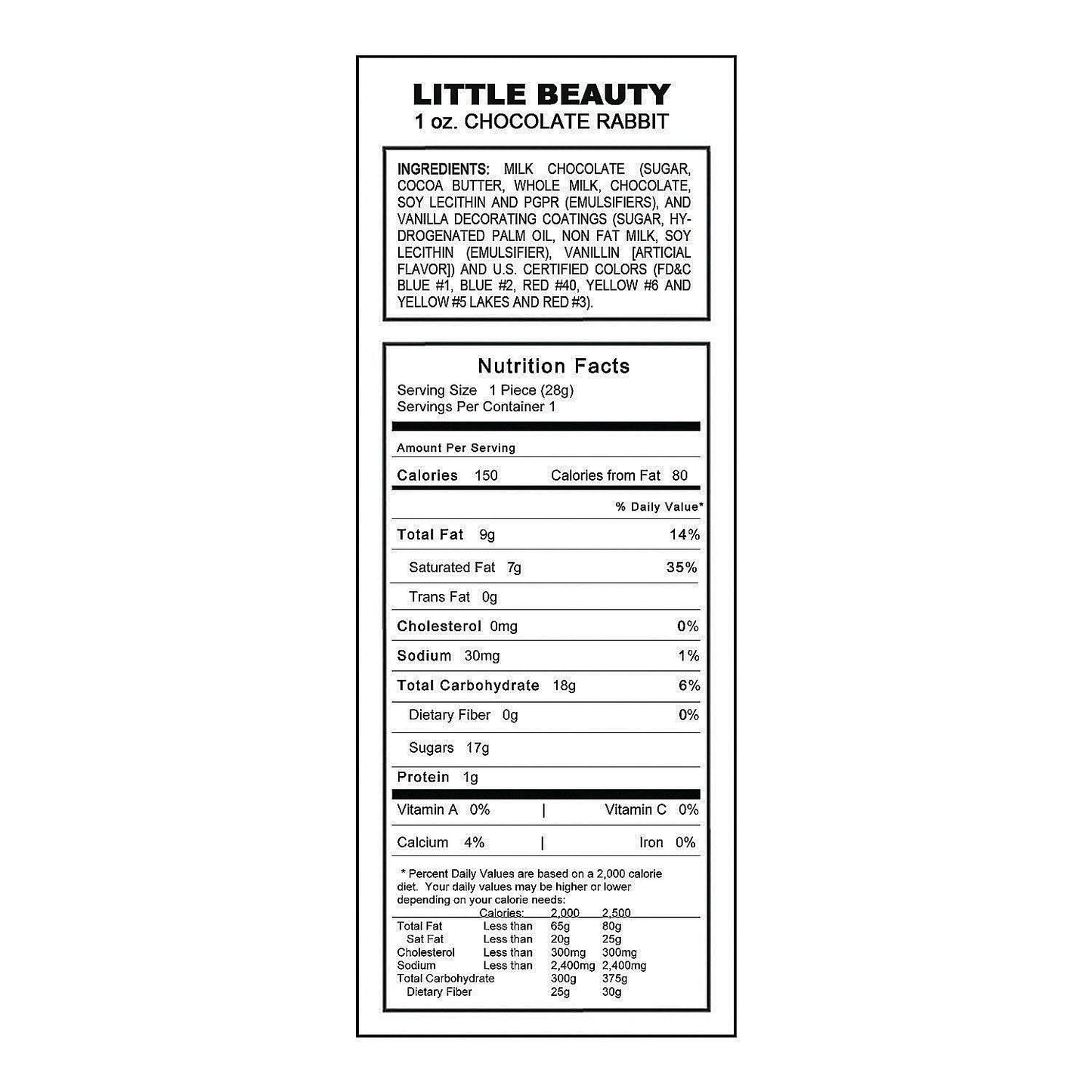 Fruidles Milk Chocolate Easter Bunny Holiday  , 48-Pack, Individually Boxed, Kosher Certified