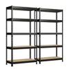 Primezone Storage Shelves 2 Packs 5 Tier Adjustable Garage Storage Shelving, Heavy Duty Metal Storage Utility Rack Shelf Unit Fo