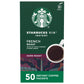 Starbucks VIA Instant Coffee, Dark Roast, 100% Arabica, 50 Pack, French Roast