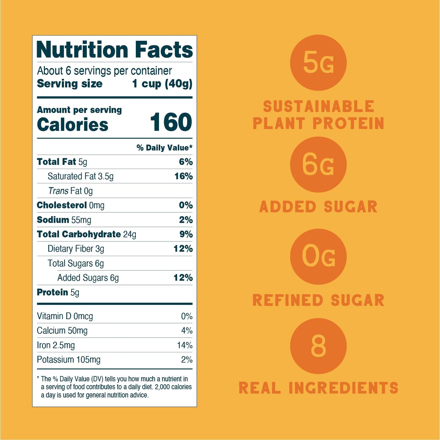 Seven Sundays Oat Protein Cereal, Maple Cinnamon, 8 Oz Bag (Pack Of 3), Gluten Free, 5G Upcycled Protein, 0G Refined Sugar, Crun