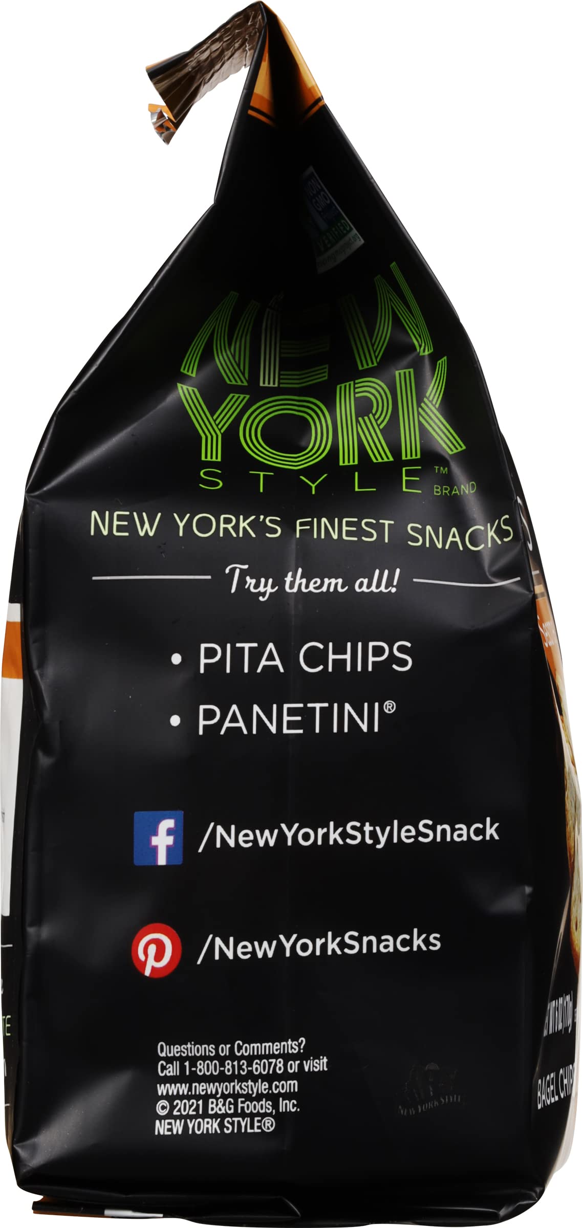 New York Style Bagel Crisps, Sesame, 6 Ounce (Pack of 2)