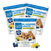 Cooper Street Cookies All Natural Twice Baked Crispy Cookie, Peanut & Dairy Free, Biscotti Style 18oz, Blueberry Lemon (Pack of 