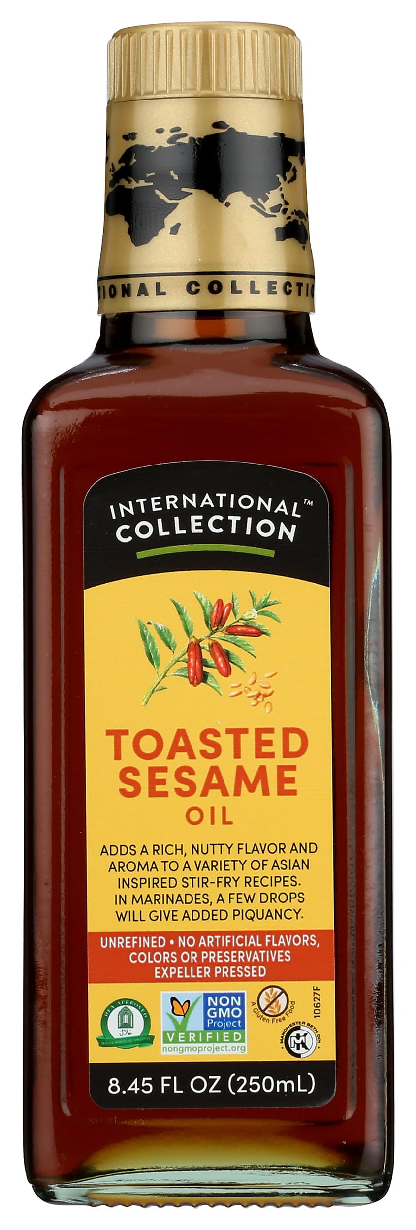 INTERNATIONAL OIL COLLECTION Toasted Sesame Oil, 8.45 FZ