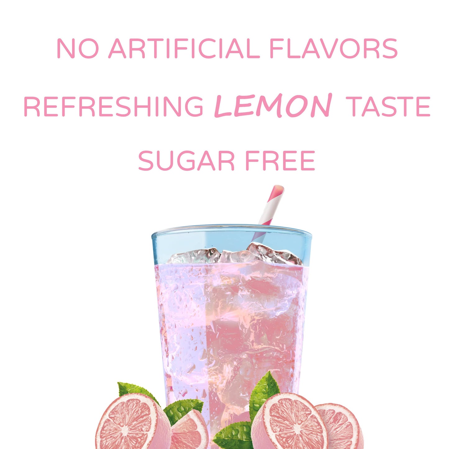 Crystal Light Sugar-Free Pink Lemonade On-The-Go Powdered Drink Mix 10 Count