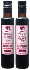 Raspberry Balsamic Vinegar - Gourmet Barrel Aged Infused Balsamic Vinegar - Great For Dressing Dipping Glazing - No Artificial F