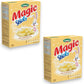 CERERA Magic Corn Sticks - Sweet Glazed Corn Puffs with Condensed Milk 130g (2 Pack) - Healthy Snack Ideal for Sharing with Frie