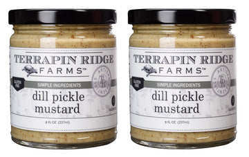Terrapin Ridge Farms Dill Pickle Mustard - One 8 Ounce Jar - 8 Ounce (Pack of 2)
