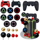 19 Pcs Video Game Themes Cake Toppers Game Controllers Cake Decorations Gaming Party Decoration For Man