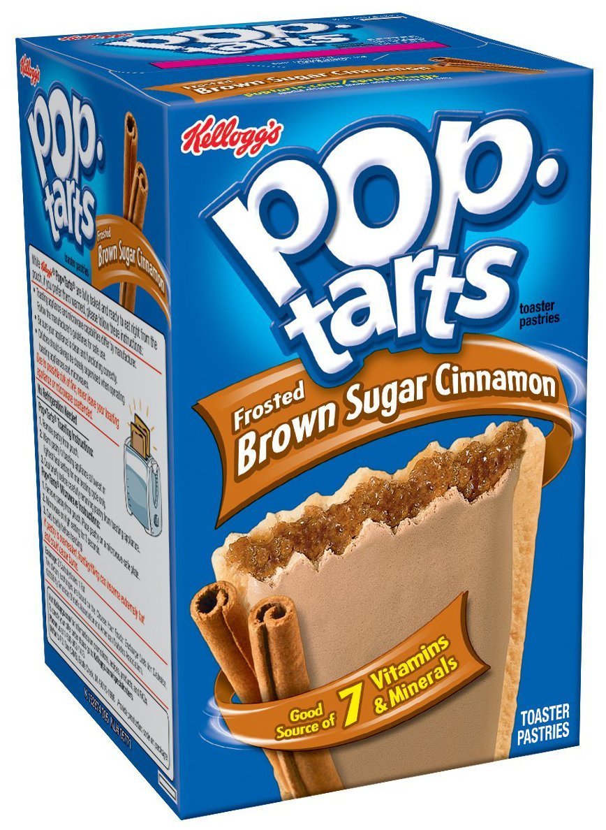 Pop-Tarts Breakfast Toaster Pastries, Frosted Brown Sugar Cinnamon Flavored, 14 oz (8 Count)
