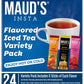 Maud's Instant Tea Variety Pack - 24 ct Lemonade, Peach & Raspberry Flavored Iced Powder Packets - Just Add Water for Hot or Ice
