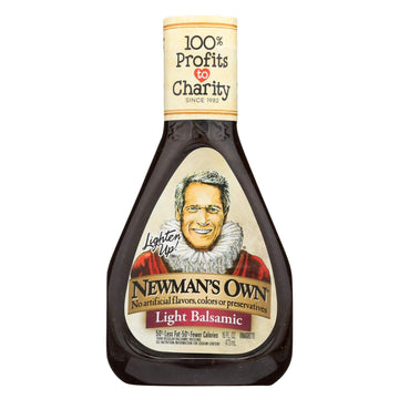 Newmans Own Drssng Lte Balsamic Vinagrtt