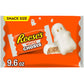 REESES White Creme Peanut Butter Snack Size White Ghosts, Halloween Candy Bag, 9.6 oz