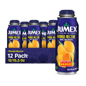 Jumex Mango Beverage, 16 Fl Oz (Pack of 12), Aluminum Cans, Refreshing Mango Flavor