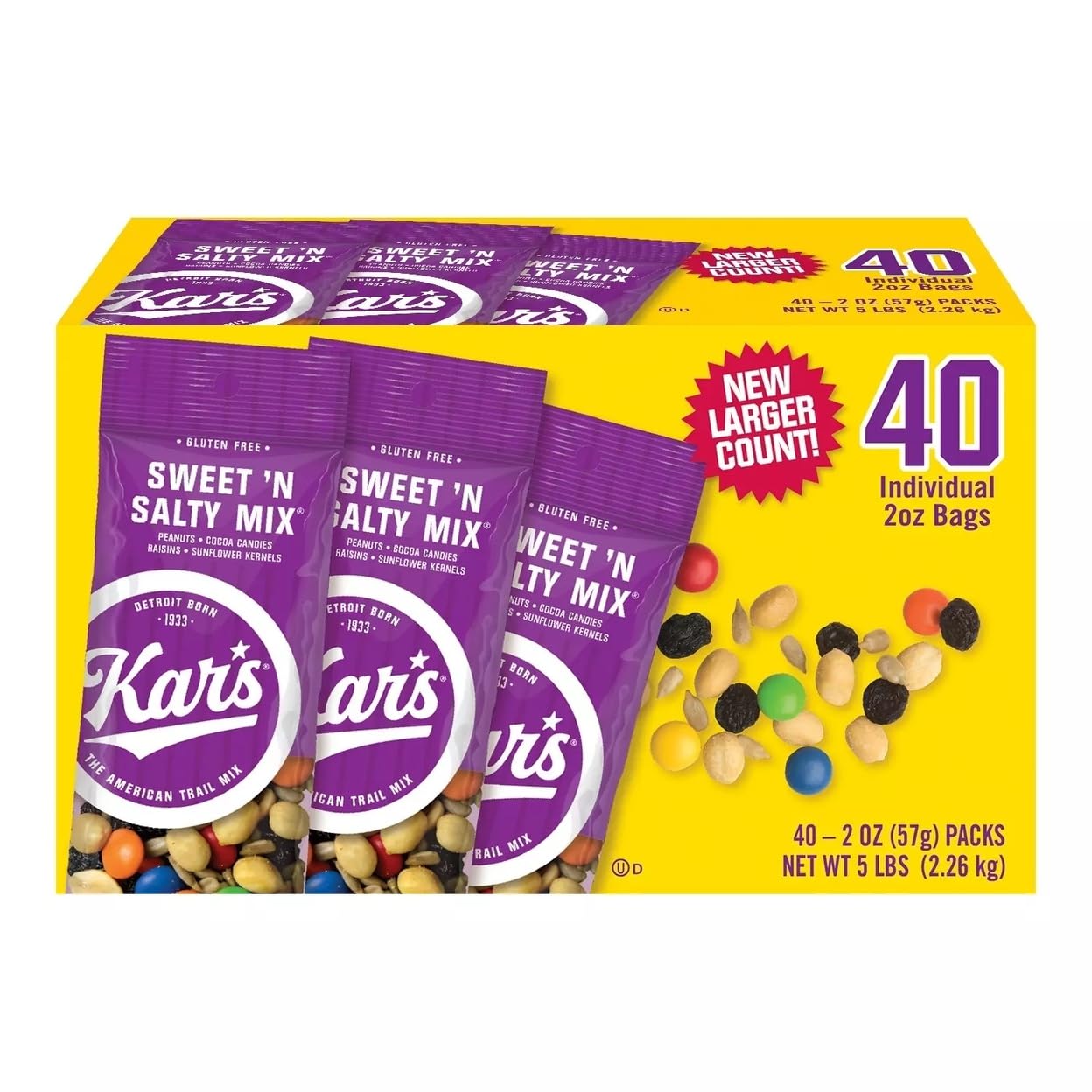 Kars Sweet n Salty Mix 2 oz, 40 ct.