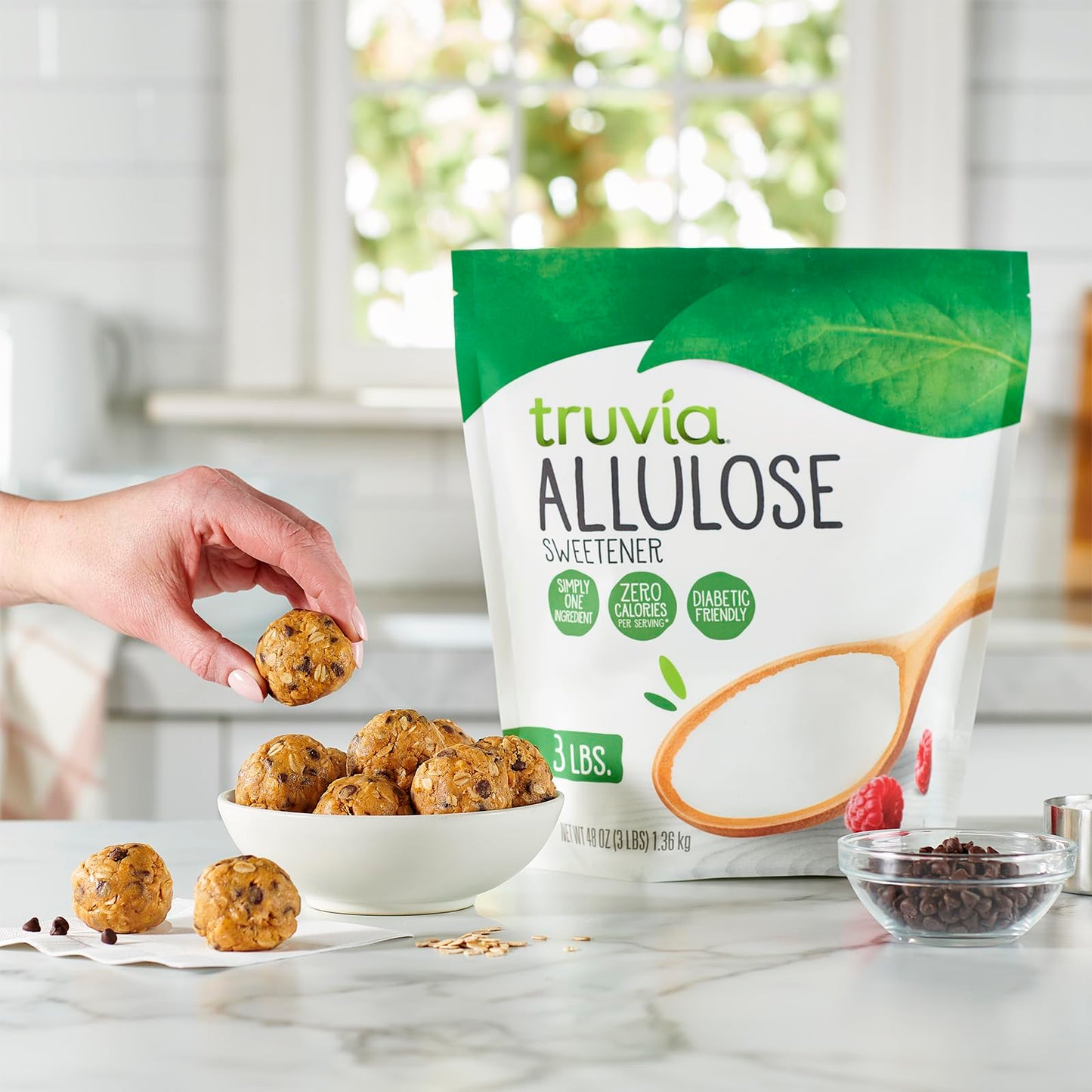 Truvia Allulose Sweetener, Calorie-Free Sugar Substitute, 48 Ounce Bag