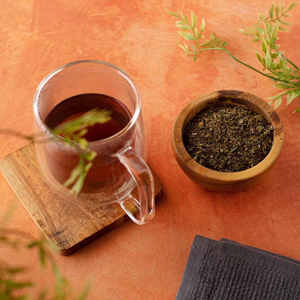Organic Positively Tea Company Spearmint Leaf Herbal Tea Loose Leaf 4 Ounce