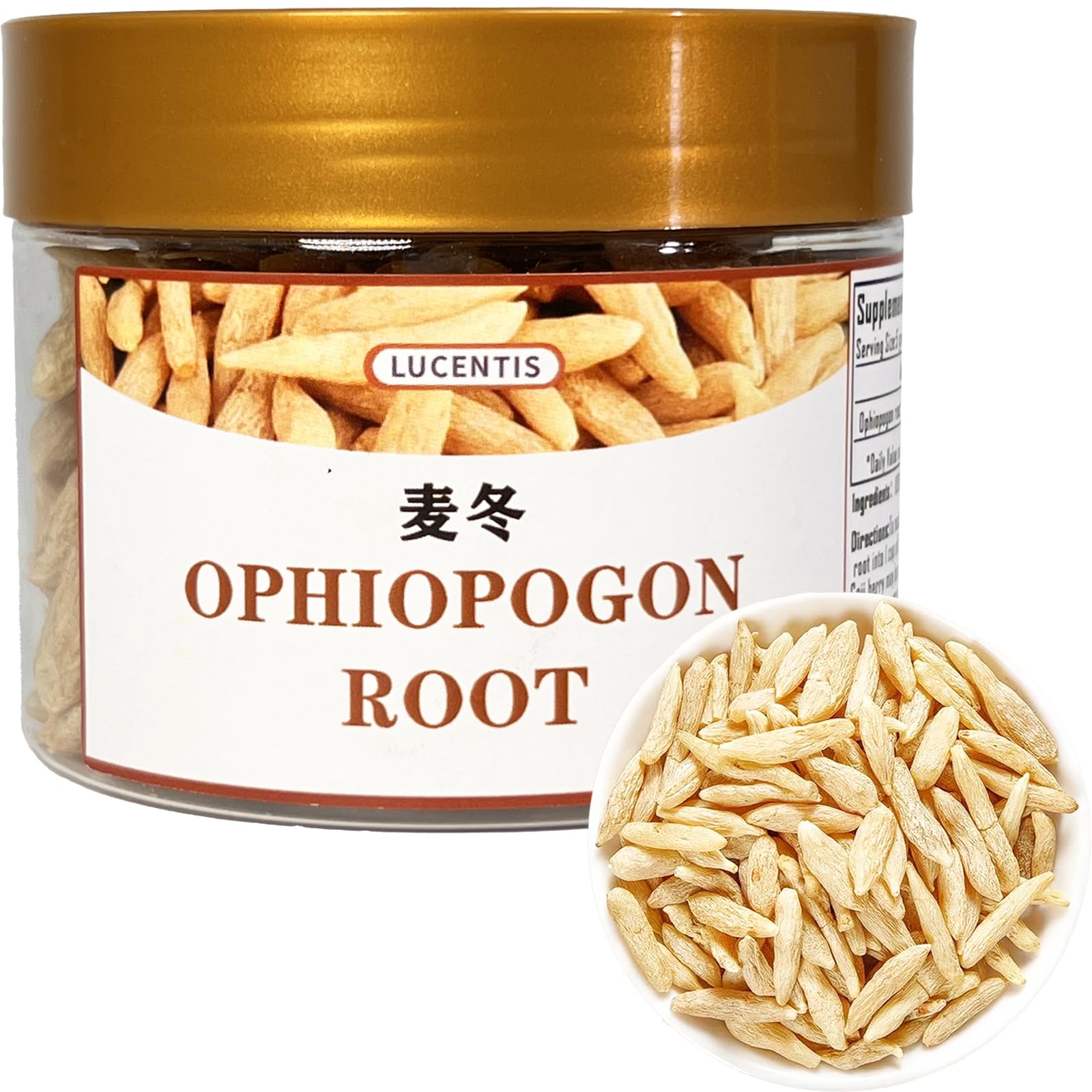 Ophiopogon Herb Mai Dong (??) - 5.3oz (150g) - Mai Men Dong Chinese Herb (Ophiopogon Japonicus) for Lung Nourishment & Moistenin