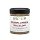 Premium Essential Oatmeal Spice Blend by SPICE + LEAF - Vegan Kosher Preservative Free Spice Blend Used to Give Oatmeal, Coffee,