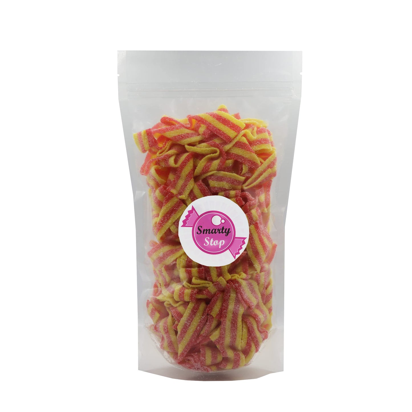 Smarty Stop All Flavor Sour Candy Belts (Strawberry Banana, 1 Pound (Pack Of 1))