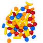 Fruit Shaped Candy - 1 lb of Fresh Hard Sweet Banana Strawberry Peach Blueberry Vending Machine Candy