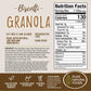 Dijas Natural Foods, Low Fat Biscotti Granola, All Natural Preservative Free Ingredients, Delicious Low Calorie Snack (16 Oz, Gr