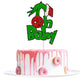 1Pcs Greench Christmas Oh Baby Cake Topper Glitter Baby Shower Gerinchhmas Cake Pick Decorations For Greench Christmas Theme Bab