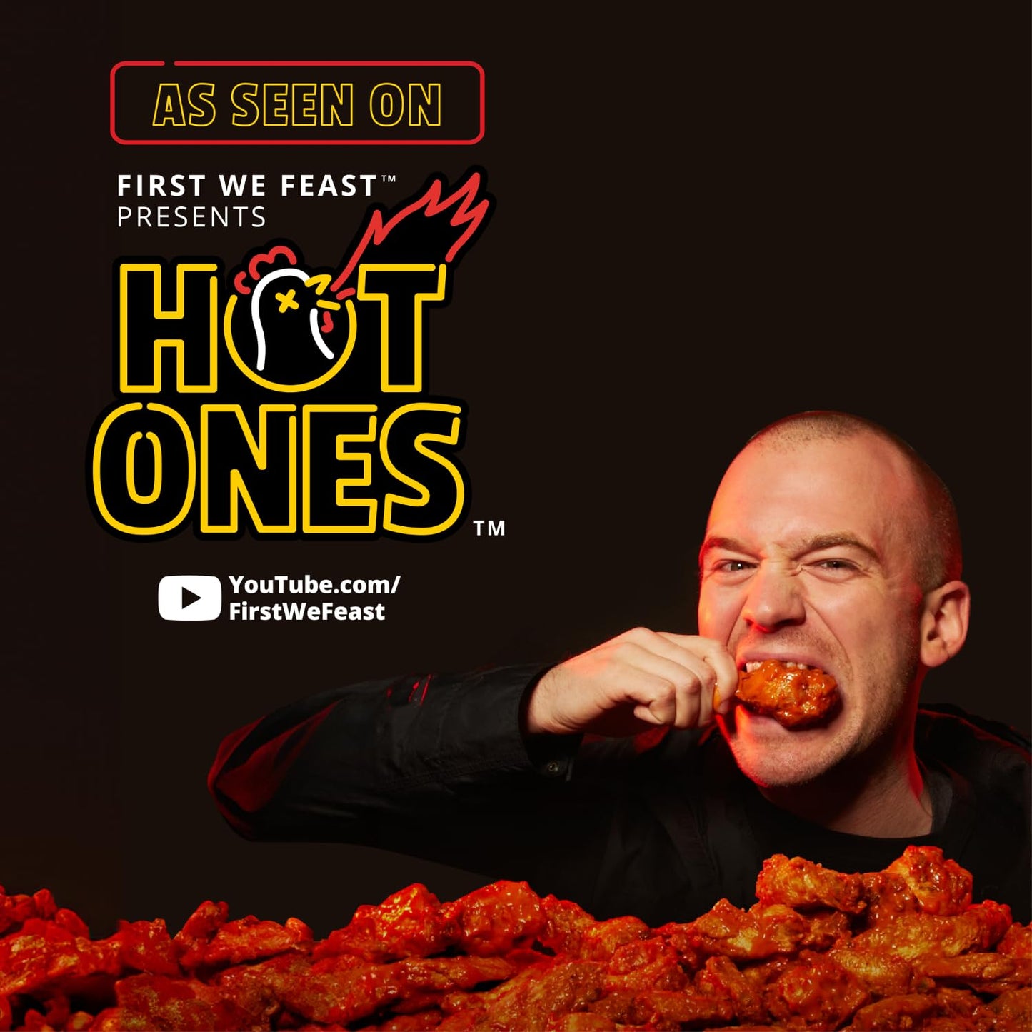 HOT ONES Hot Sauce Challenge Set - Season 25 Variety Pack, Natural Ingredients, 5 fl oz Bottles, 10-Pack