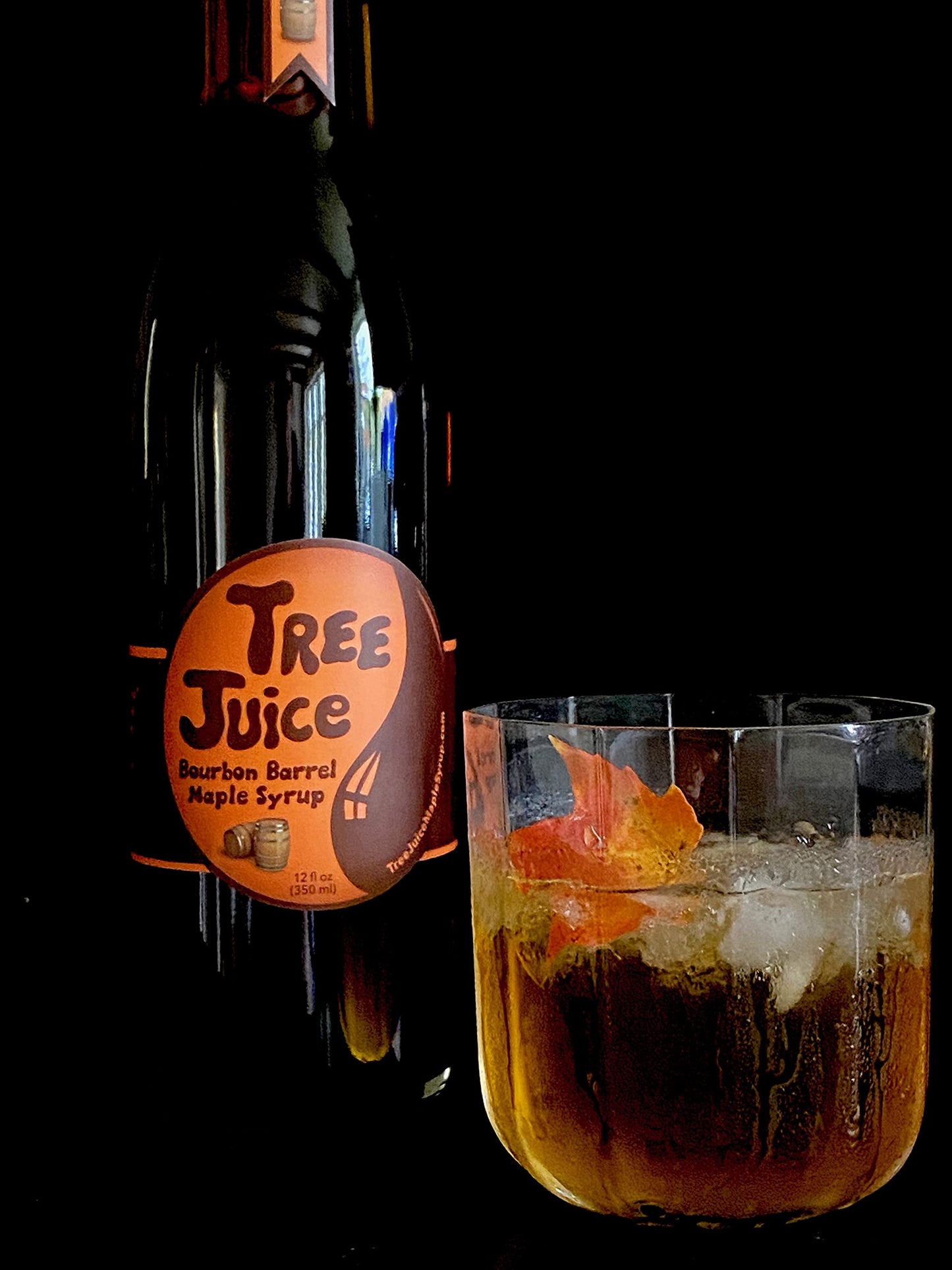 Tree Juice Maple Syrup | 100% Pure Grade A | All Natural, Non-GMO, Vegan | 12 Fl Oz Bottle